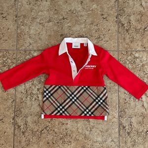 Burberry Red Polo